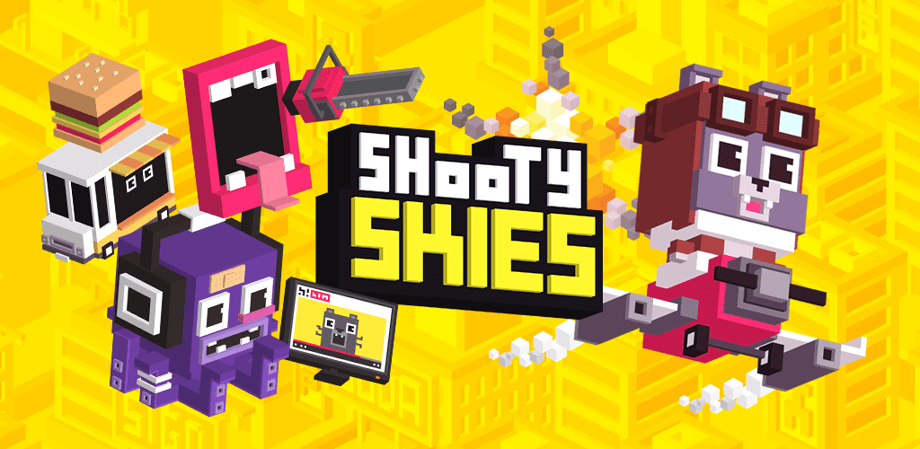 Shooty Skies Arcade Flyer